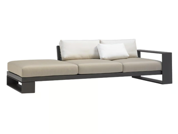 LANDSCAPE ALU SF4637 - 3 seater aluminium garden sofa by Andreu World - view 2